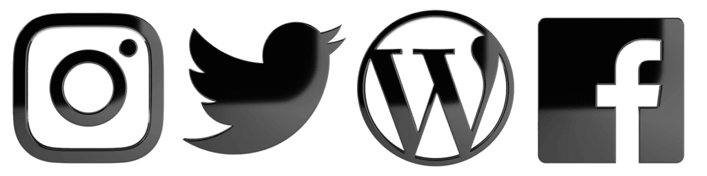 social e logotipos seguidores
