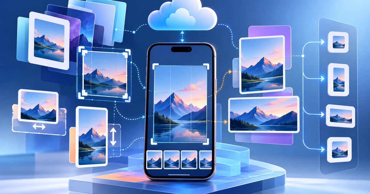 Exemplos de imagens para redes sociais organizadas em telas de planejamento visual